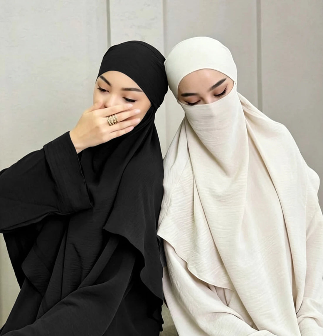 Women's Long Tie-Back Hijab