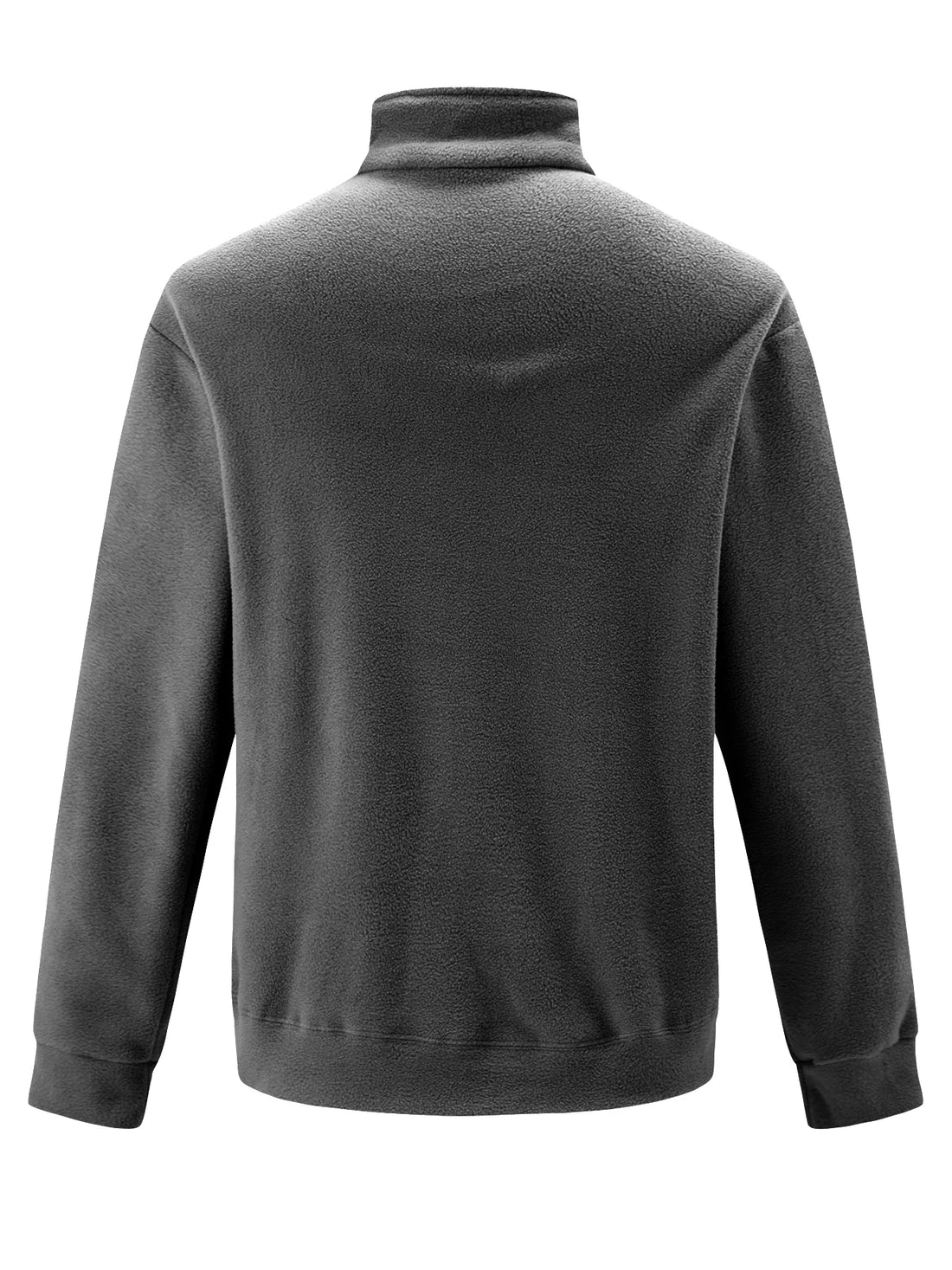 Men’s Stand-Collar Quarter-Zip Fleece Pullover