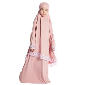 Girls’ Khimar Skirt Set