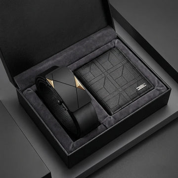 Men’s Belt & Wallet Set