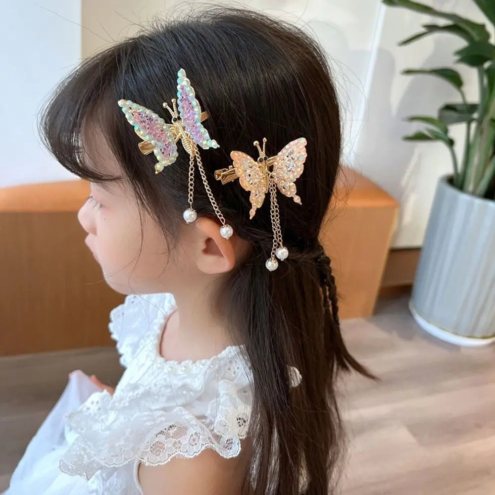 Butterfly Rhinestone Hair Clip