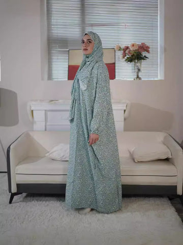 Floral Elegance Abaya