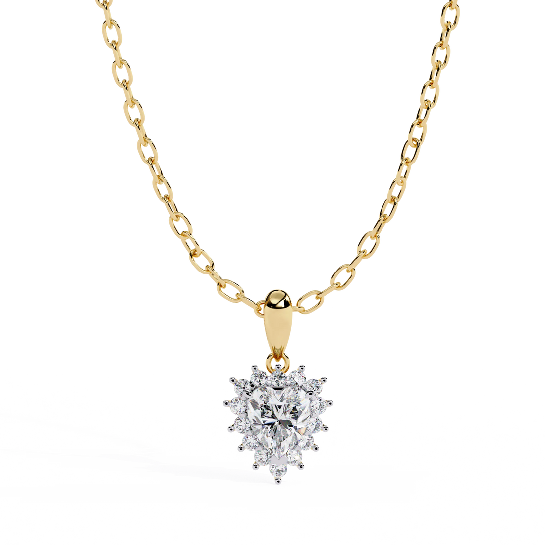Heart Solitaire Necklace