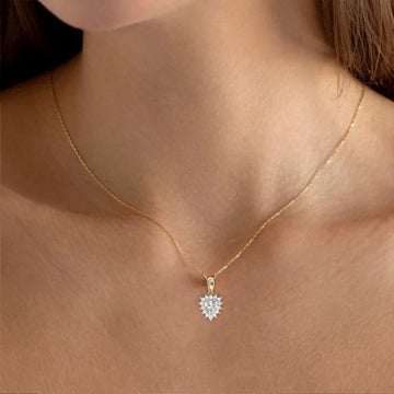 Heart Solitaire Necklace