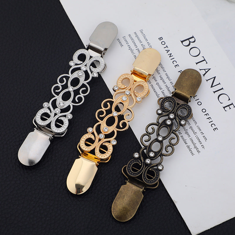 Vintage Diamond Scarf Clip