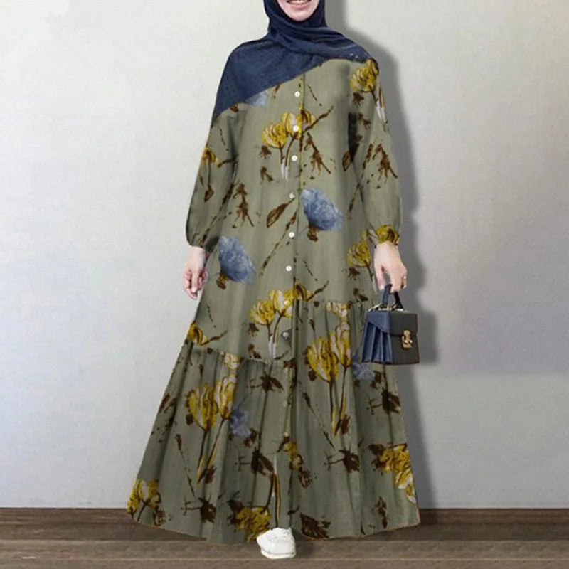 Floral Modest Dress