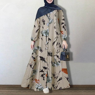 Floral Modest Dress