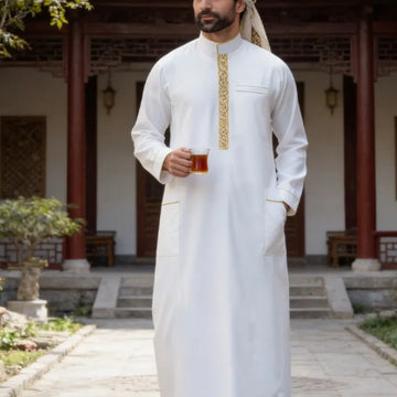 Embroidered Thobe