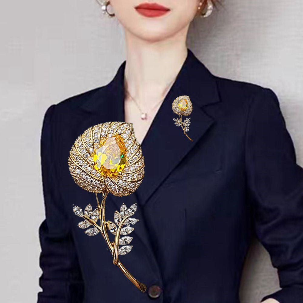 Golden Bloom Brooch