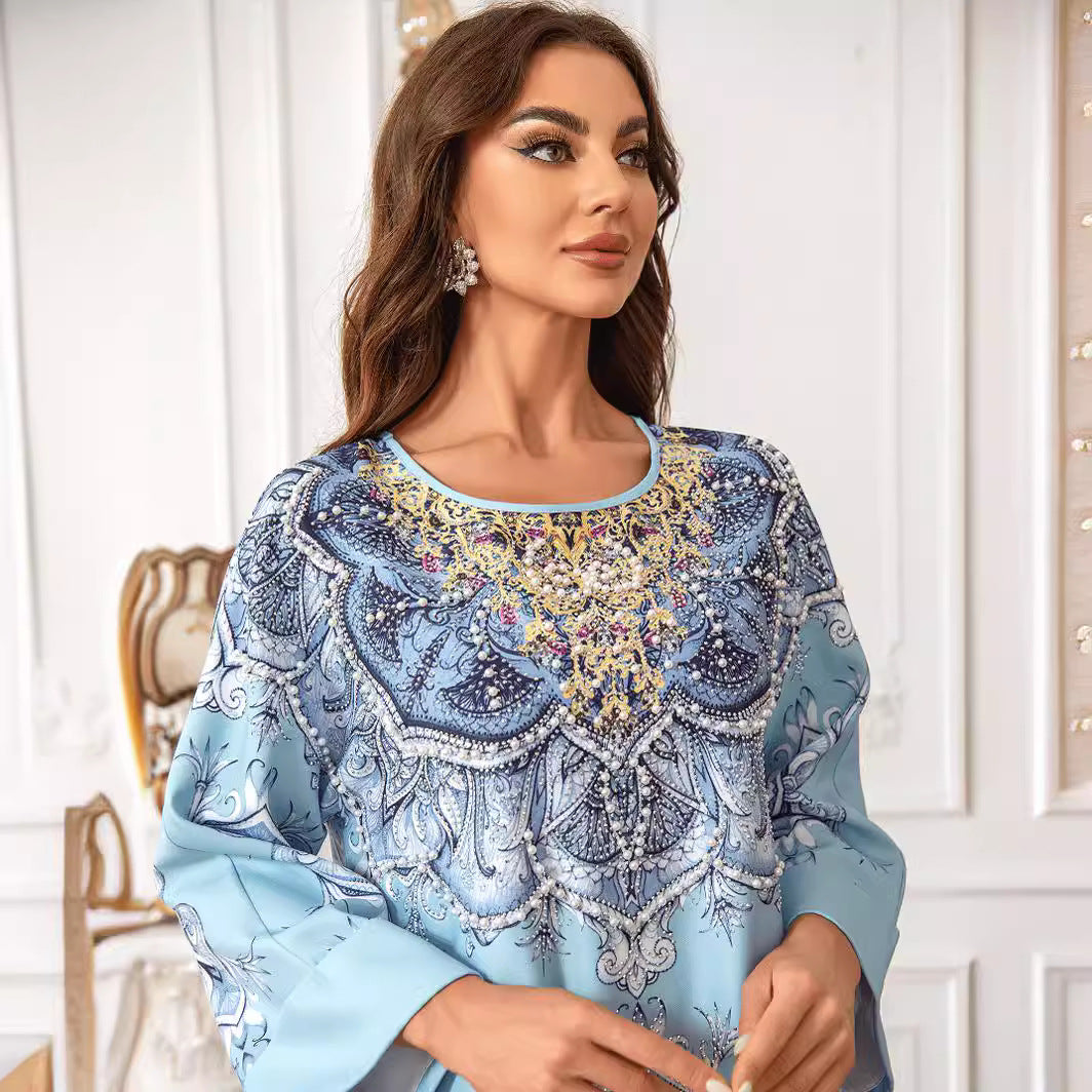 Beaded Rhinestone Dress