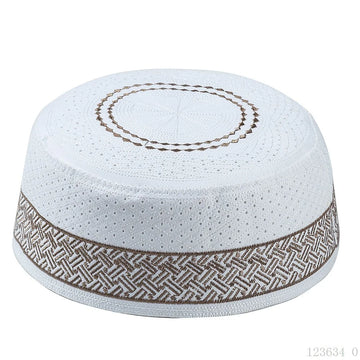Men’s Embroidered Prayer Cap