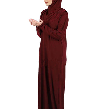 Elegant Hooded Dress